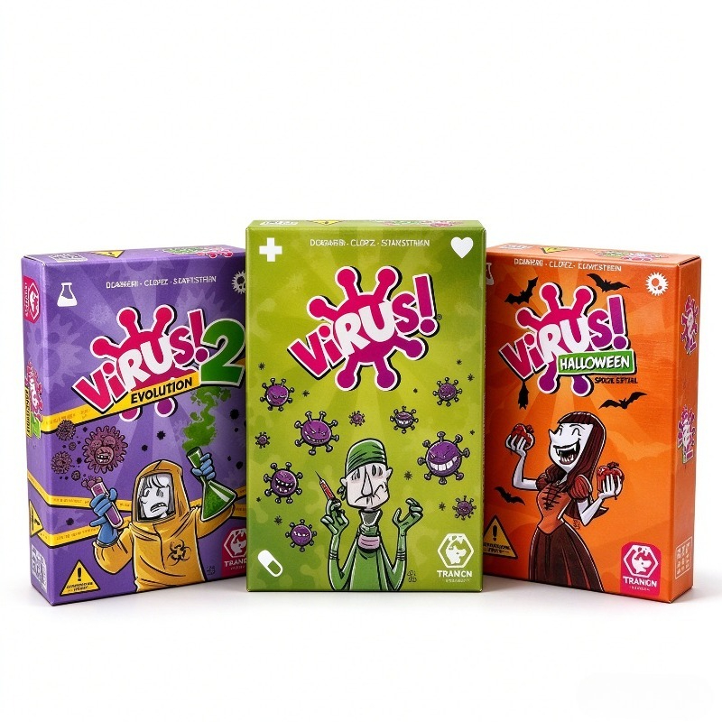Strategy Board Game - Virus Card Game Family Strategy Party