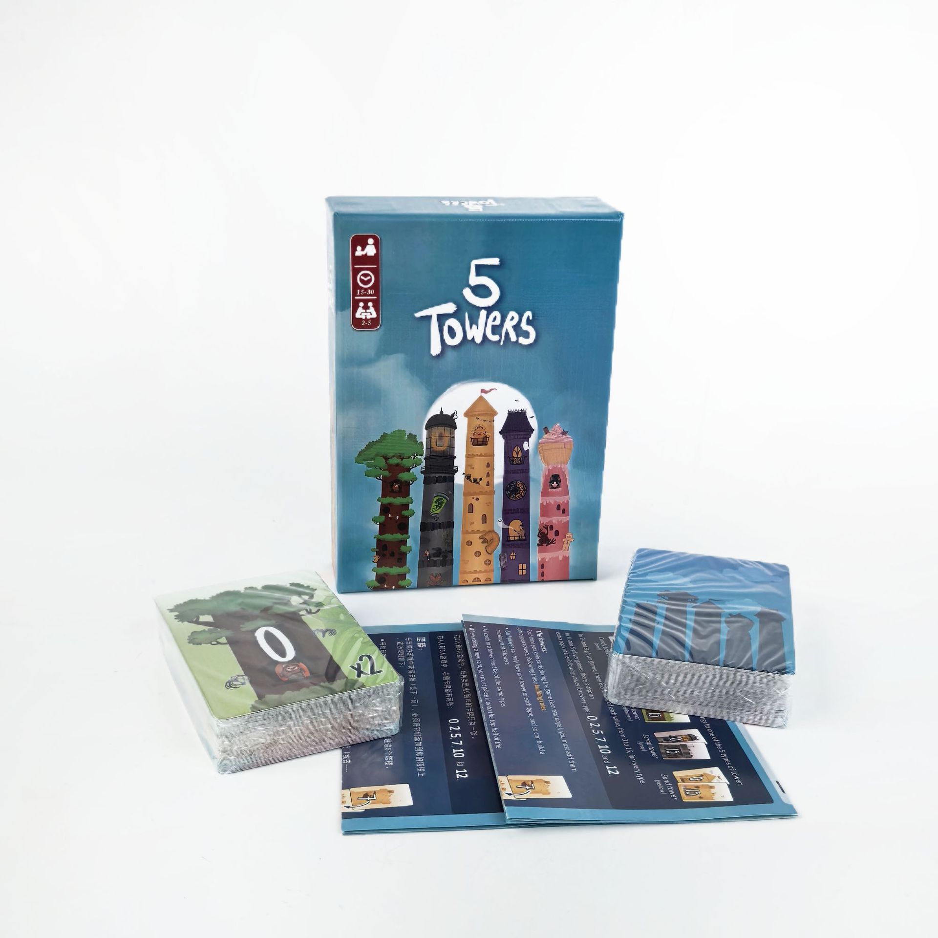 5 Towers Strategy Stacking Tow - Strategy Board Game ulasan dan harga