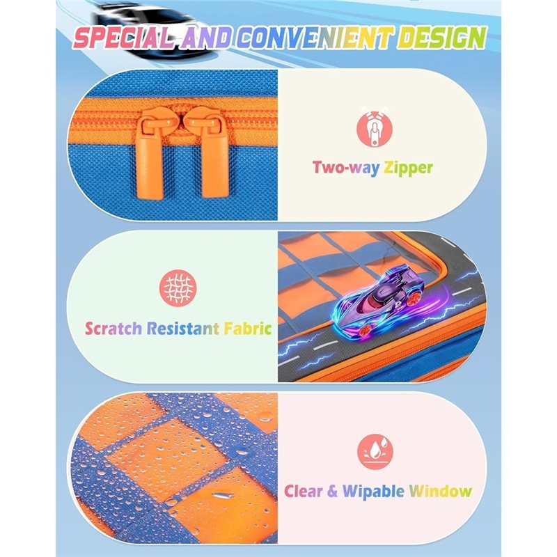 AINY- Truck Storage Case With  - Hot Wheels Car Monster Trucks ulasan dan harga